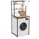 Meuble tagres de rangement dessus machine  laver detroit design industriel