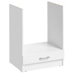 Meuble pour four encastrable eco blanc l 60 cm