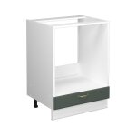 Vicco - meuble pour four fame - line, vert or campagne, 60 cm sans plan de travail
