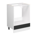 Vicco - meuble pour four r - line, anthracite campagne, 60 cm sans plan de travail