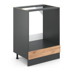 Meuble pour four r - line, chne de force dor, 60 cm sans plan de travail, vicco