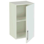 Meuble haut de cuisine 1 porte coloris blanc - hauteur 70 x longueur 40 x profondeur 33 cm pegane Meuble haut de cuisine 1 porte coloris blanc - hauteur 70 x longueur 40 x profondeur 33 cm pegane