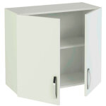 Meuble haut de cuisine 2 portes coloris blanc - hauteur 70 x longueur 80 x profondeur 35 cm pegane Meuble haut de cuisine 2 portes coloris blanc - hauteur 70 x longueur 80 x profondeur 35 cm pegane