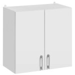 Meuble haut de cuisine eco blanc 2 portes l 60 cm