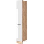 Vicco - meuble haute de cuisine fame - line, blanc haute brillance, 30 cm
