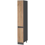 Vicco - meuble haute de cuisine r - line, chêne de force doré, 30 cm j - shape Vicco - meuble haute de cuisine r - line, chêne de force doré, 30 cm j - shape
