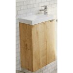 Discac - meuble pour lave - mains - une porte r�versible - longueur 40 cm - profondeur 22 cm - hauteur ...