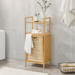 [en. casa] - meuble � linge avec sac et �tag�re rendalen 40 x 30 x 95 cm