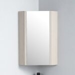 Rue du bain - meuble miroir d'angle de salle de bain chêne gris 31x31cm - scandinave Rue du bain - meuble miroir d'angle de salle de bain chêne gris 31x31cm - scandinave