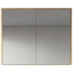 Badplaats - meuble a miroir cuba 80 x 72 cm chene - miroir armoire miroir salle de bains verre armoire ...