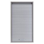 Meuble mural de cuisine gris à rideau couna l 40 x h 72cm Meuble mural de cuisine gris à rideau couna l 40 x h 72cm