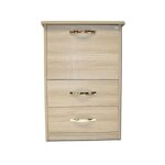 Meuble planche � repasser orme en bois m�lamin� avec 3 tiroirs cm 44x57xh. 89