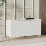 Need - meuble de rangement buffet blanc armoire avec tagre, table de console pour cuisine, salle  ...