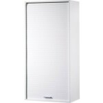 Meuble de rangement  rideau large blanc cool l 60 x h 124 x p 35 cm