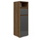 Meuble de rangement de salle de bain majest, anthracite haute brillance, 30. 2 x 96. 3 cm, vicco