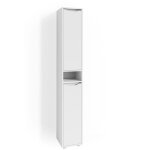 Meuble de rangement de salle de bain ruben, blanc, 30 x 192. 5 cm, vicco