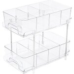 Meuble de rangement sous �vier, bo�te de rangement cosm�tique de bureau, organisateur sous �vier cuisine, ...