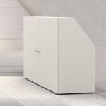 Le quai des affaires - meuble de rangement sous pente 2 portes cali blanc - h. 100 x l. 100 x p. 51. ... Le quai des affaires - meuble de rangement sous pente 2 portes cali blanc - h. 100 x l. 100 x p. 51. ...