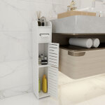 Meuble de rangement pour toilette, armoire de salle de bain, meuble de rangement de salle de bain � poser ...