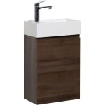 Badplaats - meuble lave - mains angela 40 x 22 cm chene marron - armoire de ra Badplaats - meuble lave - mains angela 40 x 22 cm chene marron - armoire de ra