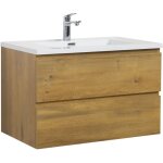 Meuble de salle de bain angela 80 cm lavabo chene ? armoire de r