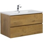 Meuble de salle de bain angela 90 cm lavabo chene ? armoire de r Meuble de salle de bain angela 90 cm lavabo chene ? armoire de r
