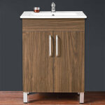 Meuble de salle de bain armoire de rangement meuble lavabo meuble sous vasque sur pied avec lavabo intégré ... Meuble de salle de bain armoire de rangement meuble lavabo meuble sous vasque sur pied avec lavabo intégré ...