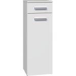 Meuble de salle de bain, blanc mat, 85 � 30 � 30 cm