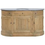 Meuble sous vasque en bois recycl livio