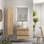 Meuble de salle de bain born 60cm ch�ne vasque � poser