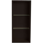 Cedam - meuble de salle de bain tagre de rangement murale 90 x 44 x 18 cm bois couleur wenge