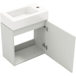 Meubles de salle de bain lavabo avec meuble sous - vasque 46 cm, suspendu, meubles d'invit�