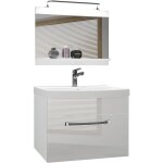 Belini - meuble de salle de bain lavabo inclus, meuble sous - vasque et miroir de salle de bains largeur: ... Belini - meuble de salle de bain lavabo inclus, meuble sous - vasque et miroir de salle de bains largeur: ...