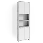 Vicco - meuble de rangement de salle de bain maris, b�ton, 56. 1 x 190 cm