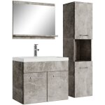 Badplaats - set de meuble de salle de bain montreal 60 cm - beton Badplaats - set de meuble de salle de bain montreal 60 cm - beton