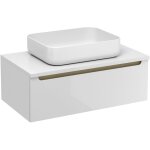 Naturel - meuble de salle de bain sous lavabo stilla 80x30x45 cm blanc (stillad08005dbi)