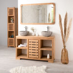 Wanda collection - meuble salle de bain en teck massif 120 cm