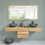 Berah getah - meuble de salle de bain en teck massif 160 cm Berah getah - meuble de salle de bain en teck massif 160 cm