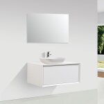 Stano. - meuble salle de bain pour vasque à poser palio largeur 90 cm blanc mat Stano. - meuble salle de bain pour vasque à poser palio largeur 90 cm blanc mat