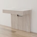 Meuble simple vasque pmr altea 90 cm - cambrian oak