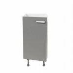 Cuisibane - meuble sous �vier - 40 cm - gris
