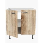 Cuisibane - meuble sous �vier - 80 cm - bois