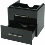 Hhg - premium meuble sous - lavabo 240, meuble sous - lavabo meuble de salle de bain, brillant 60cm, ...
