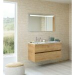 Sanijura - meuble sous vasque deux tiroirs san nolita (120 cm) - longueur : 120 cm - mélaminé blanc brillant ... Sanijura - meuble sous vasque deux tiroirs san nolita (120 cm) - longueur : 120 cm - mélaminé blanc brillant ...