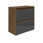 Vicco - meuble sous vasque simple majest, anthracite haute brillance, 60. 2 x 62. 1 cm Vicco - meuble sous vasque simple majest, anthracite haute brillance, 60. 2 x 62. 1 cm