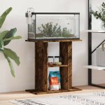 Le poisson qui jardine - meuble support marron aquariums 60 x 30 cm. 1 tagre support solide et stable ...
