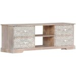 Vidaxl - meuble tv 120x30x40 cm bois d'acacia massif Vidaxl - meuble tv 120x30x40 cm bois d'acacia massif