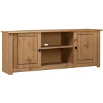 Meuble tv 120x40x50 cm bois de pin massif gamme panama