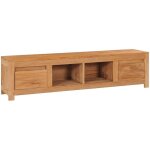 Vidaxl - meuble tv 115x30x35 cm bois de teck massif