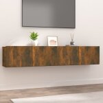 Devenirriche - the living store meubles tv 2 pcs chêne fumé 80x30x30 cm bois d'ingénierie - meuble tv ... Devenirriche - the living store meubles tv 2 pcs chêne fumé 80x30x30 cm bois d'ingénierie - meuble tv ...